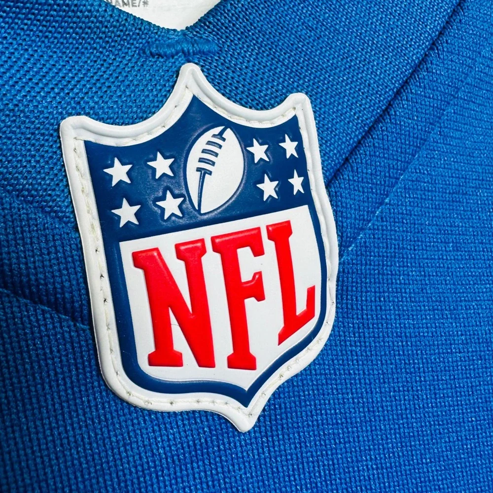 Nike Detroit Lions Jersey Mens L Blue Golden Tate III 15 NFL Football On-Field